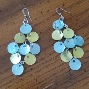 Shell Vintage Dangle Earrings